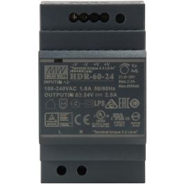 Level One POW-2421 - Fuente de alimentación industrial 24VDC 60W para carril DIN