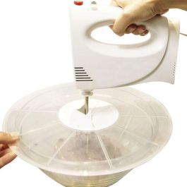 Fackelmann 1697679522108 - Juego de 2 Cuencos de Preparación Basic con Tapa Antisalpicaduras - 25 y 20,5 cm