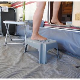 Optima Peldaños Fijos NAR890050 de Polipropileno Reforzado con Superficie Antideslizante 150 kg Máx. 420x240x280mm