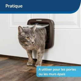Petsafe AUC1695976601208 Túnel de extensión para puerta con microchip, marrón
