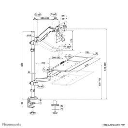 Soporte de Mesa para Pantalla Neomounts DS90-325BL1 Precio: 201.50000046. SKU: B15T5XC5BX