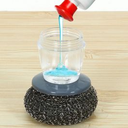 Je cherche une Idee Cepillo con Depósito de Jabón Metal