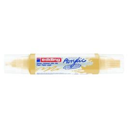 Marcador Acrylic Edding 5400 3D Doble Punta (2-3/5-10 Mm) Amarillo Pastel 5 unidades Precio: 32.49999984. SKU: B12Q7CH292