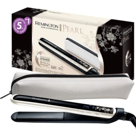 Remington S9500 Plancha de Pelo de Perlas con Recubrimiento Cerámico Ultimate, Temperatura Ajustable hasta 235°C y Pantalla Digital Precio: 64.58999965. SKU: B1EVDEGHXK
