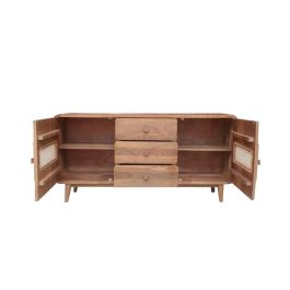 DKD Home Decor Buffet Balinés Natural Madera Jamun 160 x 38 x 75 cm