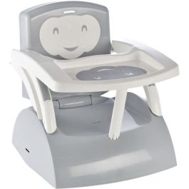 Thermobaby Booster de Silla y Elevador 2 en 1 Plegable y Portátil para Bebés - Ideal para Salidas y Viajes, Sin Ensamblaje, Charming Grey
