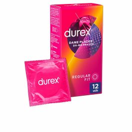 Durex Preservativos Dame Placer para Placer Intenso con Puntos y Estrías, Lubricados, Easy-On, 56mm, 12 unidades Precio: 6.89. SKU: S4000895
