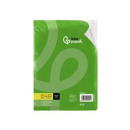 Recambio Liderpapel A4 100 Hojas 100 gr-M2 Cuadro 5 mm Con Doble Margen 4 Taladros