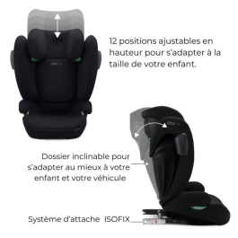 Cbx By Cybex Silla de coche SOLUTION B3 I-FIX Grupo 2/3 3 a 12 años Negro | CYB1692751984062