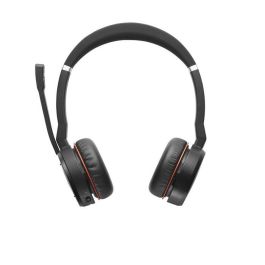Jabra EVOLVE 75 UC Auricular Inalámbrico con Cancelación de Ruido y Dual Connectivity, Certificado para Skype y Cisco