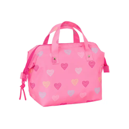 Neceser de Viaje Benetton Heart Rosa 26.5 x 17.5 x 12.5 cm