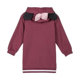 Sudadera con Capucha Niña Minnie Mouse Rojo 4 Años Sudadera con Capucha Niña Minnie Mouse Rojo 4 Años