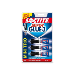 Loctite Super Glue-3 Pegamento Instantáneo Mono Dosis Blister 3 Unidades 1g