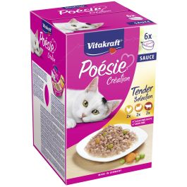 Vitakraft Poesie Multipack Carne-Salsa 6x85g para Gatos, Grain Free, Sin Azúcar Precio: 8.2038. SKU: B1HAGQCTN6
