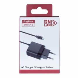 Onlan 3015220019357 Cargador para Nintendo Switch 2, Negro