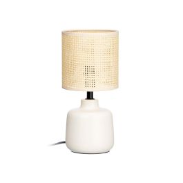 Lampara Sobremesa Blanco Redonda Giftdecor 14X30CM (12 Unidades) Lampara Sobremesa Blanco Redonda Giftdecor 14X30CM (12 Unidades)