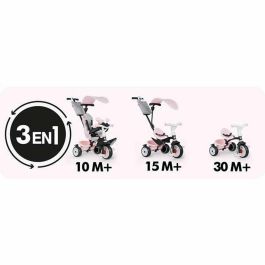 Smoby SMO741504 Triciclo Baby Driver Rosa