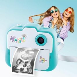 Canal Toys Cámara de Impresión Instantánea 3 en 1 CLK 001 para Niños, Toma Fotos e Imprime al Instante