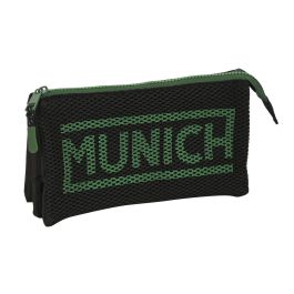 Portatodo Triple Munich Caviar Negro 22 x 12 x 3 cm Precio: 8.49999953. SKU: B1AX57ANTB