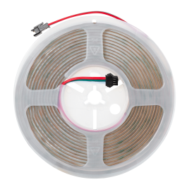 Tira LED COB Digital RGBIC WS2811 1000 LED/m 20 Píxeles/m 5m 19W/m 24V DC IP20 CRI90 Ancho 12mm Corte 5cm