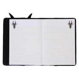Loungefly Cuaderno Maléfica Villanas Disney Piel Vegana 16,5x22,2cm con Cremallera y 150 Hojas Rayadas