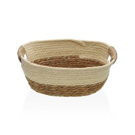 Cesta con asas beige S Versa 20x12x27 cm - Alga y papel (2 Unidades) Precio: 6.89000015. SKU: B14HDRQP6M