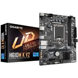 Gigabyte H610M K V2 Placa Base Micro ATX para Intel 14ª/13ª/12ª Gen LGA 1700 DDR5 HDMI DP M.2 PCIe 3.0 SATA Precio: 92.9000006. SKU: B1H45LLR8X