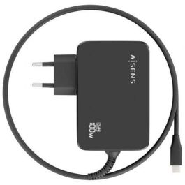 Cargador de Portátil GaN Aisens ASCH-1PD100WL50-BK USB Tipo-C/ 100W/ Automático/ Voltaje 5-20V Cargador de Portátil GaN Aisens ASCH-1PD100WL50-BK USB Tipo-C/ 100W/ Automático/ Voltaje 5-20V