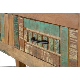 Giner y Colomer Consola Madera Reciclada Multicolor 2 Cajones