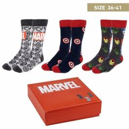 Calcetines pack 3 piezas marvel en caja (talla 36/41) Precio: 15.1976. SKU: B1GNAMW9L4