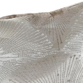 Cojín DKD Home Decor Gris Poliéster Aluminio Tradicional