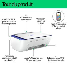 HP 2821e Impresora Multifunción All-in-One Inalámbrica. Imprime, escanea y copia. Compacta y fácil de usar para hogar