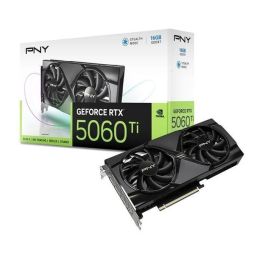 PNY PNY0751492795096 Tarjeta gráfica GeForce RTX 5060 Ti 16 GB Doble Ventilador DLSS 4