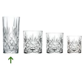 Rcr Cristalleria IT Melodia Vaso Alto 360 Ml altura 150 mm (6 Unidades) Cristal Ecológico Luxion