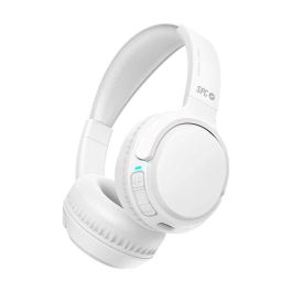 SPC Auriculares Inalámbricos Heron 2 Studio 4628B con Micrófono Bluetooth Blancos 50h de Autonomía