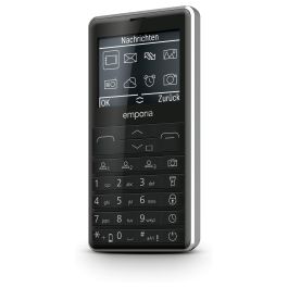 Emporia PRIME M76 LTE Teléfono Senior 4G con Teclado, Pantalla 2.31", Cámara 2 MP, 64 MB RAM, 128 MB ROM, 1400 mAh, Color Negro