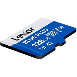 Tarjeta de Memoria Micro SD con Adaptador Lexar LMSBLPL128G-BNANG 128 GB