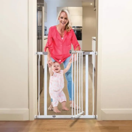 Dreambaby Barrera de seguridad AVA DRE9312742893347 Montada a presión 61-68 cm Doble cierre Blanco