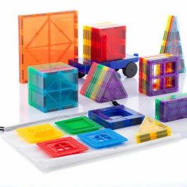 Bloques de Construcción Magnéticos 3D Magoks InnovaGoods 57 Piezas