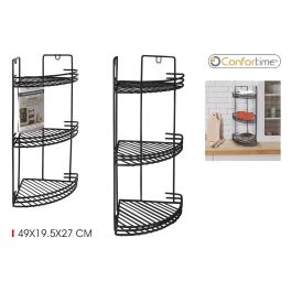Rinconera de Cocina 49x19.5x27 cm Negro - Confortime (6 Unidades) Precio: 49.99106288. SKU: B1FCTG6LMC