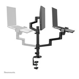 Neomounts DS20-425BL2 Brazo para Monitor y Portátil de 17-27" y 11.6-17.3" Negro