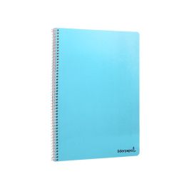 Cuaderno Espiral Liderpapel Folio Smart Tapa Blanda 80H 60 gr Rayado Nº46 Colores Surtidos 10 unidades