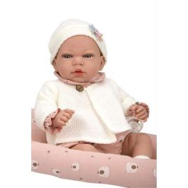 Muñecas Arias Muñeca Elegance 40 cm Andie con Capazo Cambiador (Muñeco con Peso) en Español