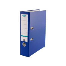 Elba Archivador Palanca A4 Cartón Forrado PP Lomo Ancho Rado Azul