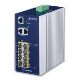 Planet Switch industrial 6 puertos SFP Gigabit 100/1000X + 2 SFP 1G/2.5G + 2 10/100/1000T gestionable Precio: 451.69000041. SKU: B1CDEB9VDK