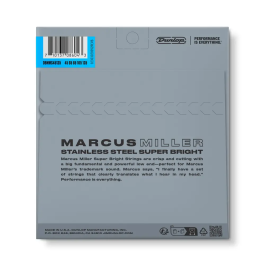 DUNLOP Juego Bajo Marcus Miller SB 5 St. 45-125 Cuerdas para Bajo Eléctrico