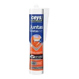Ceys 505608 Masilla Acrílica Juntas Grietas Flex Blanco 280 ml Protegido Pintable Precio: 5.50000055. SKU: B1K8KB7972