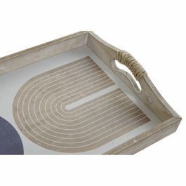 Bandeja Moderno DKD Home Decor Azul Beige 30 x 6 x 40.6 cm Set de 2 (2 Unidades) Bandeja Moderno DKD Home Decor Azul Beige 30 x 6 x 40.6 cm Set de 2 (2 Unidades)