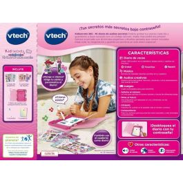 V-Tech 80-581922 Kidisecrets 365 Mi Diario de Audios Secretos - Grabador de Voz, Código Secreto, Pantalla LCD, +5 años V-Tech 80-581922 Kidisecrets 365 Mi Diario de Audios Secretos - Grabador de Voz, Código Secreto, Pantalla LCD, +5 años