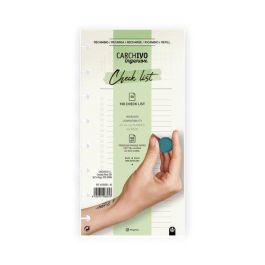 Carchivo Ingeniox Recambio Checklist 50 Hojas Papel Premium Opaque Certificado FSC Mix EU ECO-LABEL Compatible con my PLANS A5 my WEEK Precio: 4.49999968. SKU: B1AW78DLM6